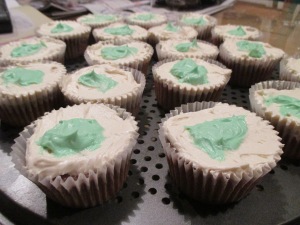 Irish Coffee Cupcakes with Baileys Frosting